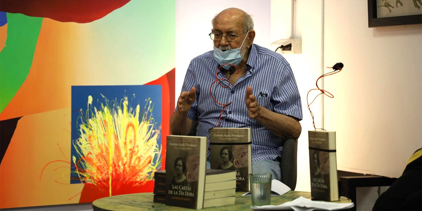 El escritor Germán Ayala Povedano presenta su libro “Las cartas de la tía Dora” en Espacio Rampa