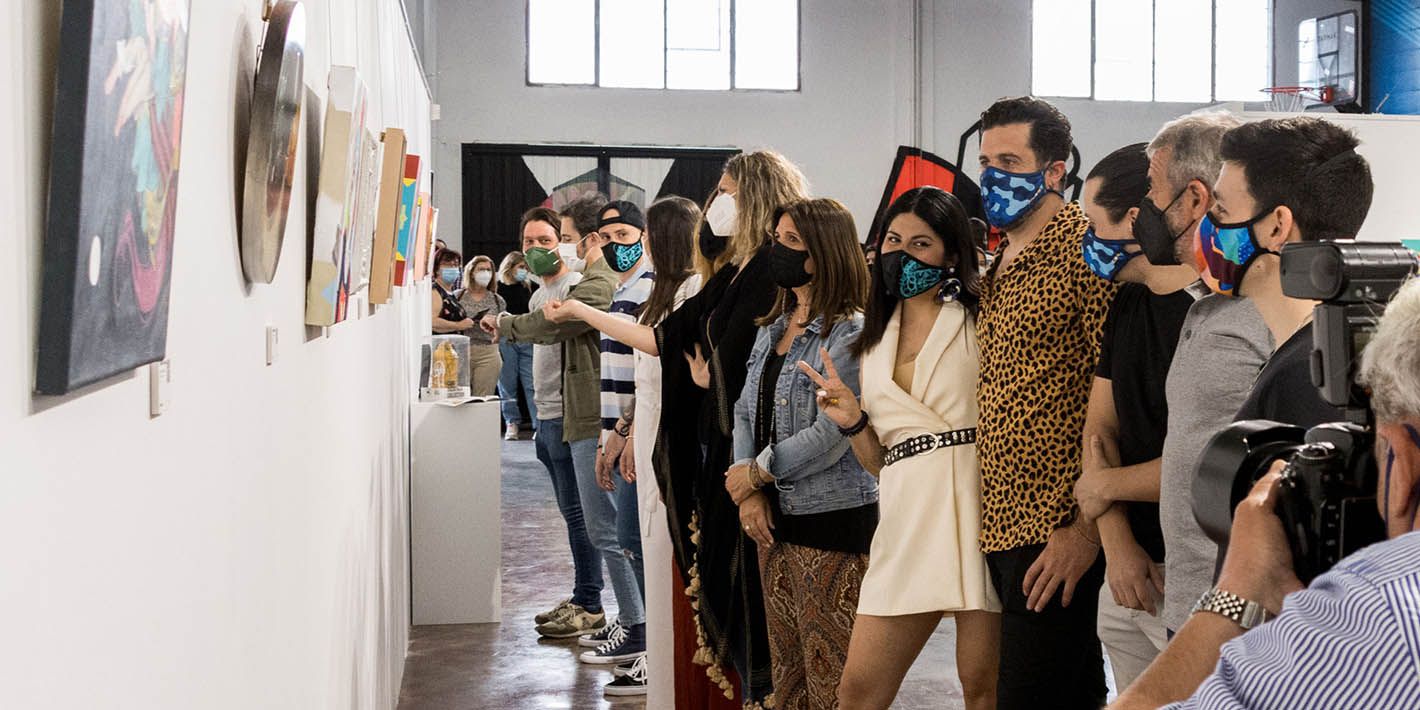 Cuarenta artistas de toda España muestran sus obras en la exposición colectiva OMG del Espacio Rampa